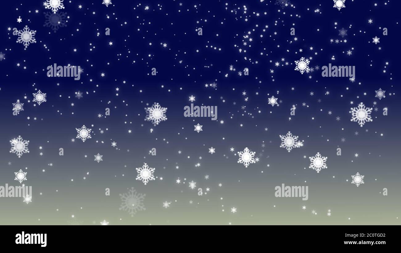 White isolated flakes falling down hi-res stock photography and images ...