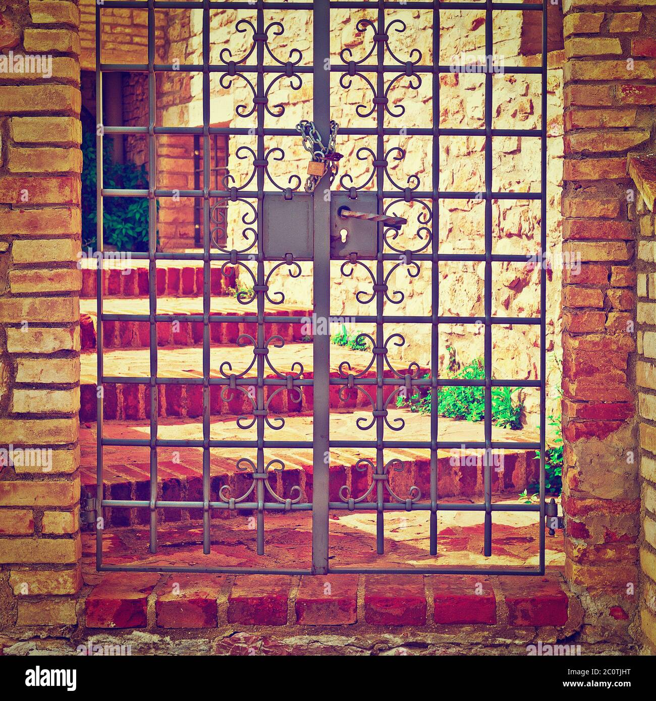 Decorated metal gate hi-res stock photography and images - Alamy