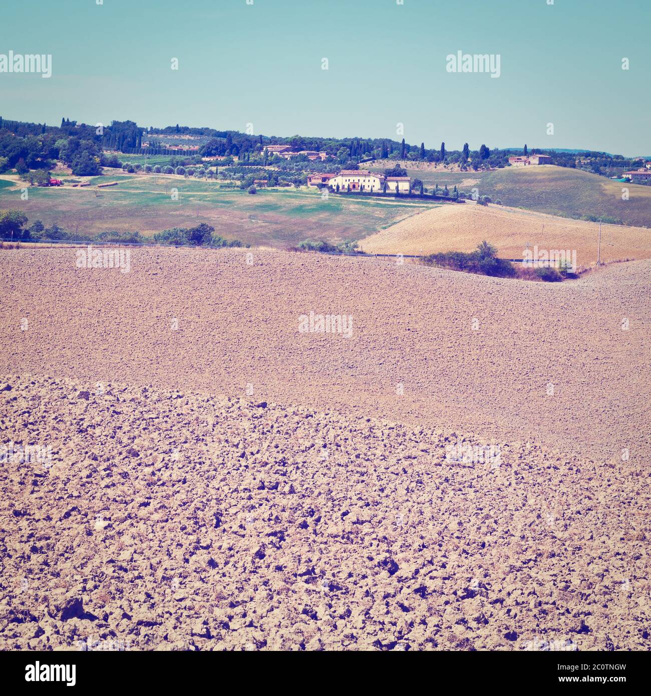 Vintage italian village hi-res stock photography and images - Alamy