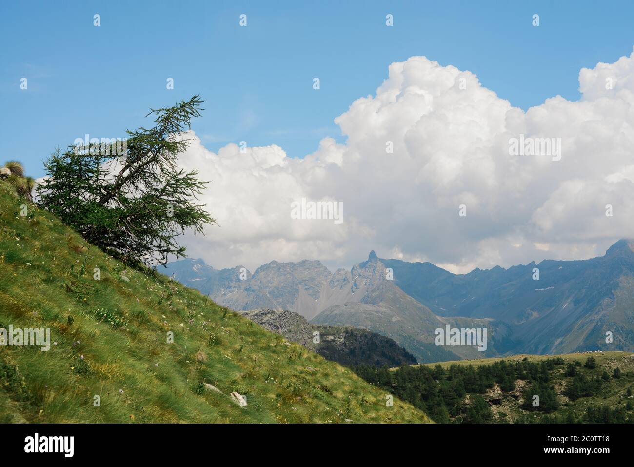 The small village of Miralago in the Poschiavo Valley, Switzerland ...