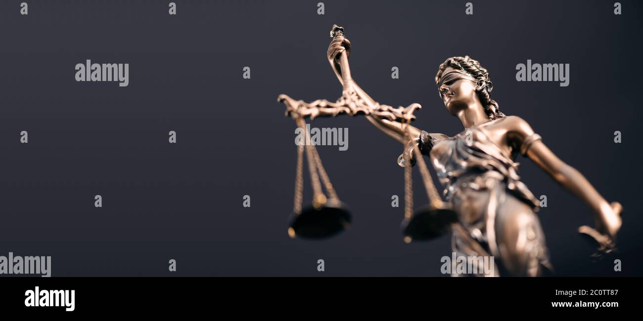 Law, legal, judge concept. Lady justice composition Stock Photo