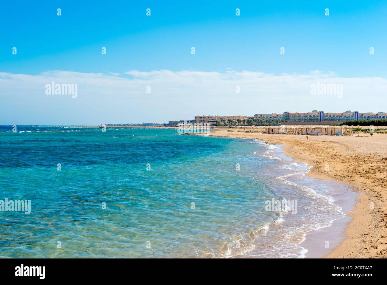Sahl Hasheesh, Egypt - 1 November 2017: Beautiful landscape with a ...