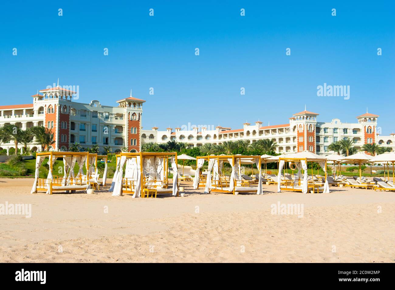 Sahl Hasheesh, Egypt - 1 November 2017: Beautiful landscape with a ...