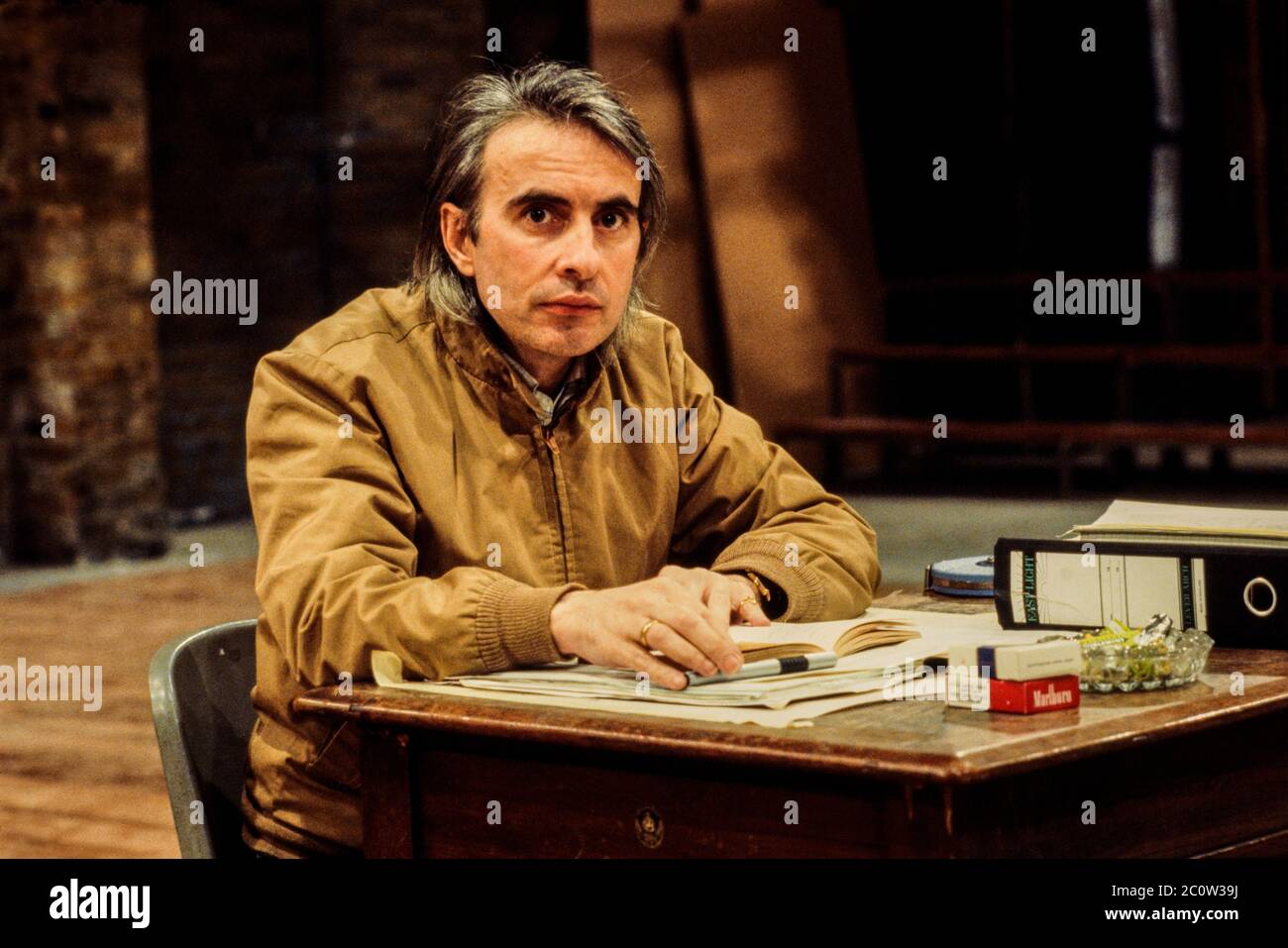 Peter Gill theatre director for The National Theatre Riverside Studios and The Royal Court 1980 Stock Photo