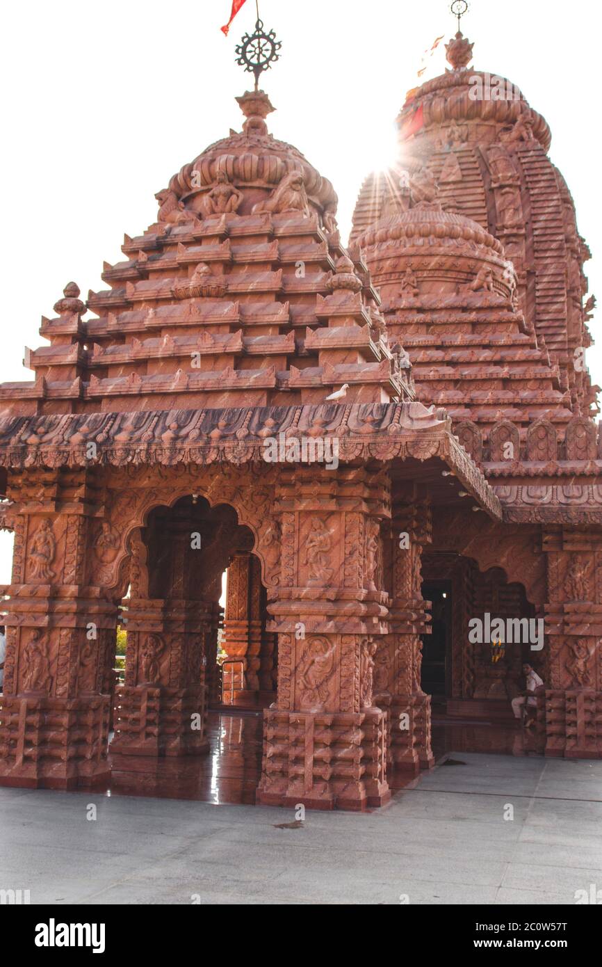 jagannath temple to worship lord jagarnath. Stock Photo