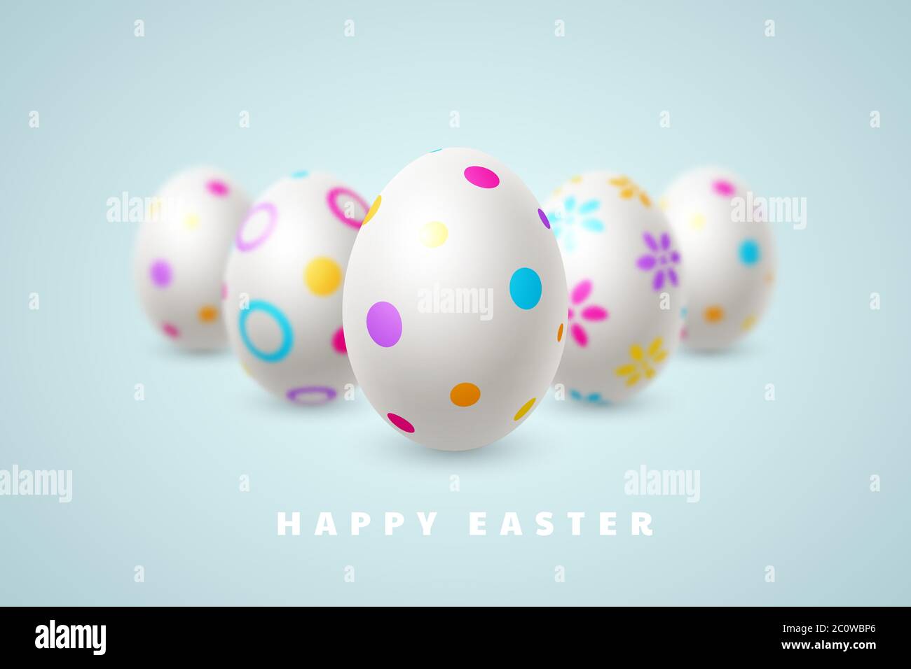 Easter egg cartoon 3d Stock Vector Images Alamy