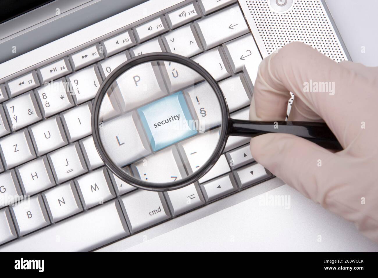 laptop notebook computers computer keyboard secure internet www worldwideweb Stock Photo