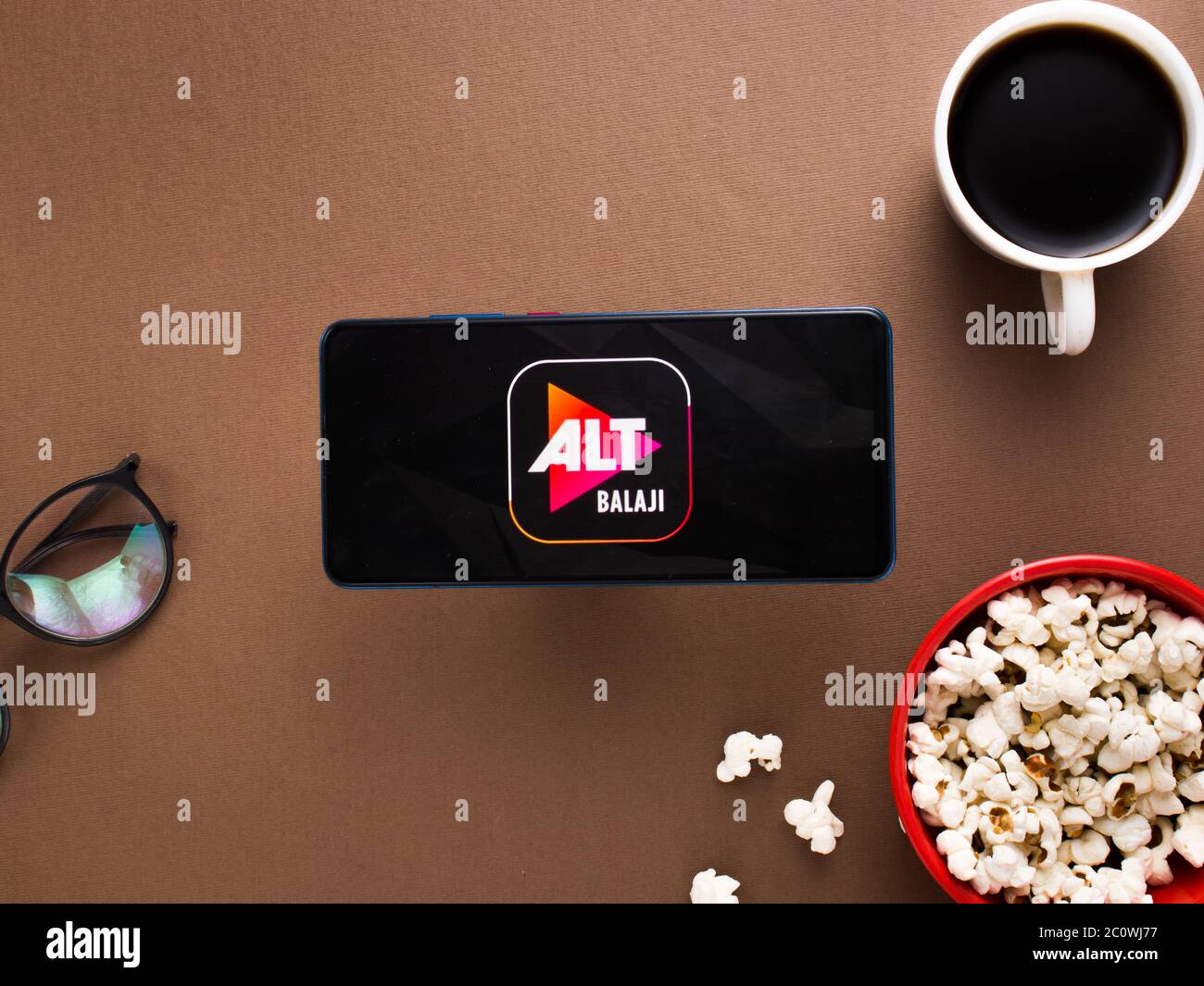 Alt balaji a video streaming service photographed for stock. sunday