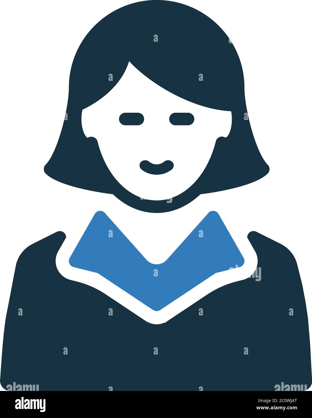 Vector Avatar Icon Profil Picture Stock Vector - Illustration of flat,  girl: 126287784
