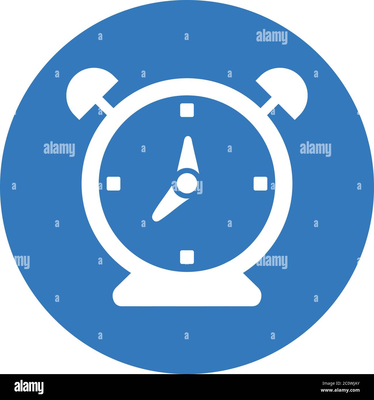 Pixel perfect Table clock, alarm, time management icon for commercial ...