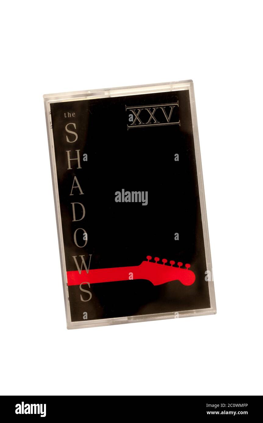 Pre-recorded cassette of XXV by The Shadows. It was their 15th album, released in 1983. Stock Photo