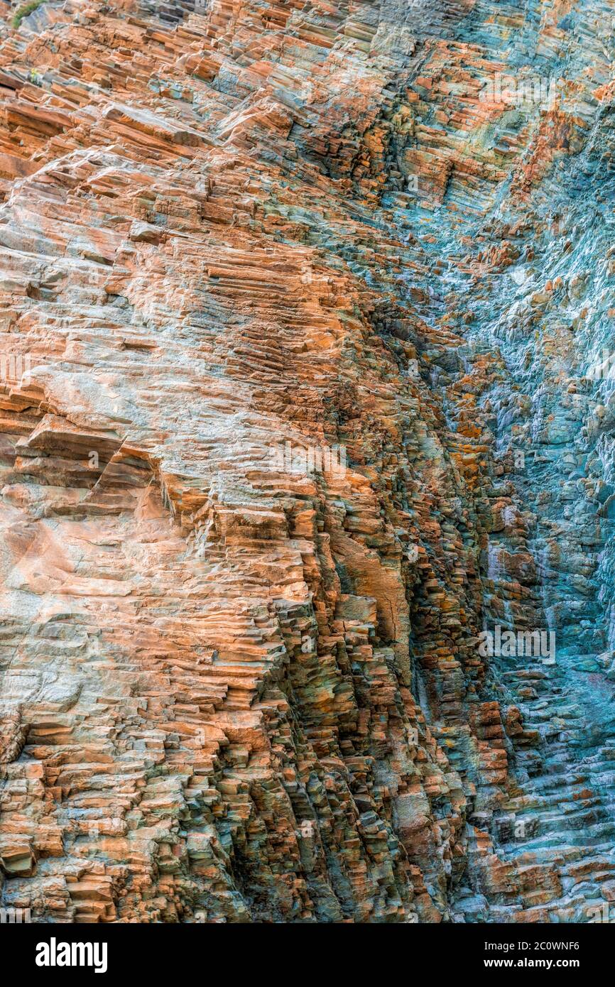Abstract background from toned mountains texture, volcanic basalt as in ...