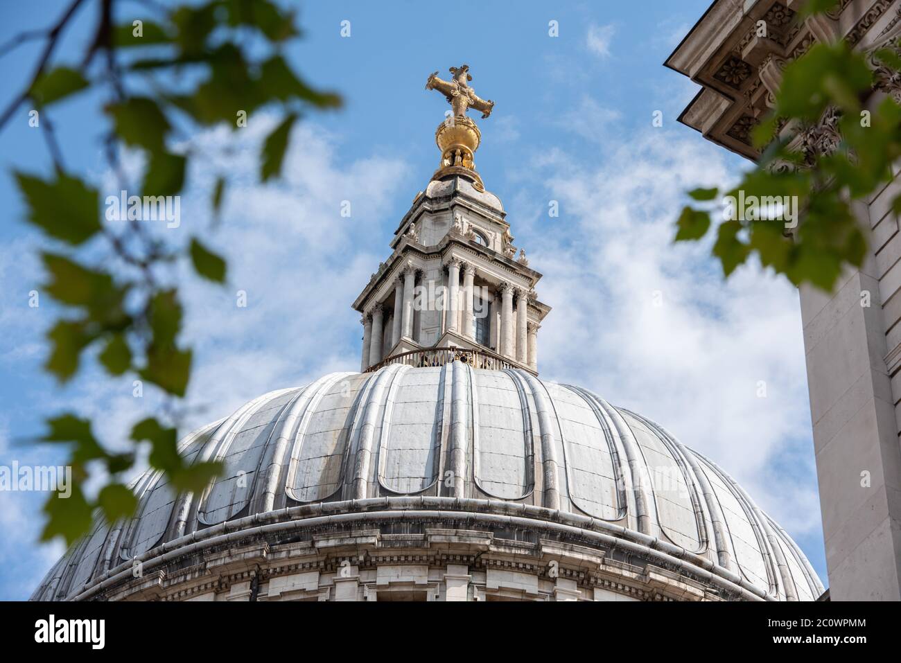 St Paul's Cathedral, London, England. Golden Gallery, above the dome. Stock Photo