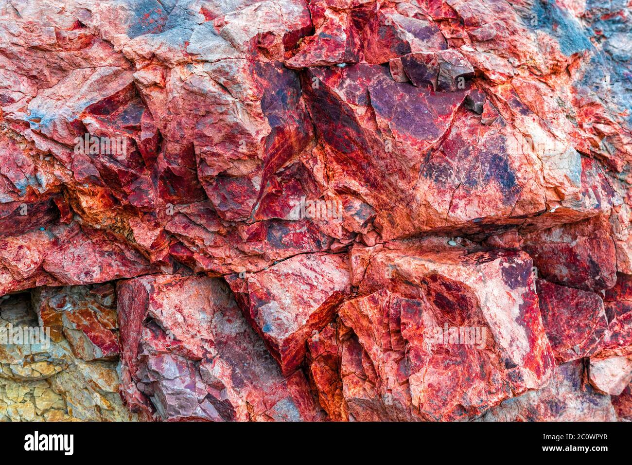 Abstract background from toned mountains texture, volcanic basalt as in ...