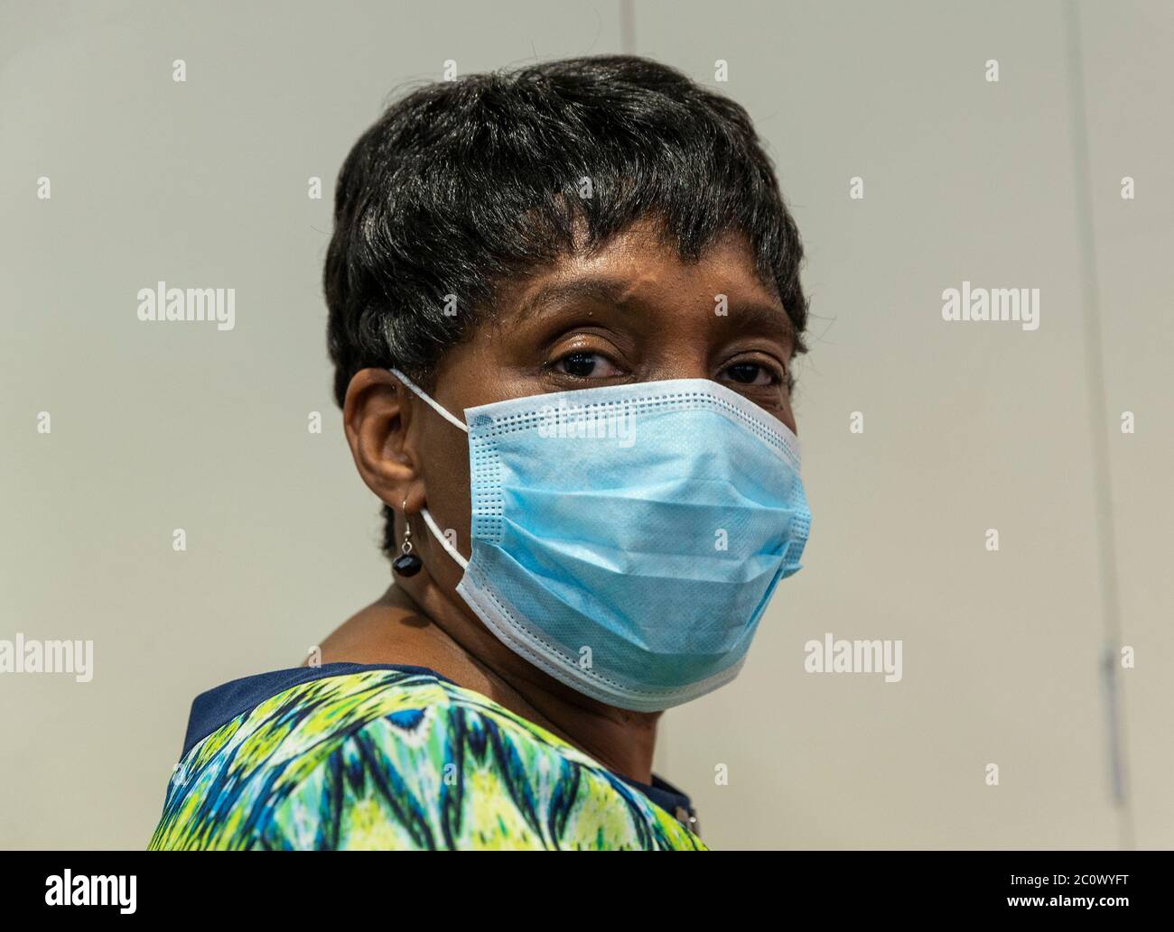 New York, United States. 12th June, 2020. Valerie Bell attends Governor Andrew Cuomo signing 'Say Their Name' police reform agenda package at office on 633 3rd Avenue (Photo by Lev Radin/Pacific Press) Credit: Pacific Press Agency/Alamy Live News Stock Photo