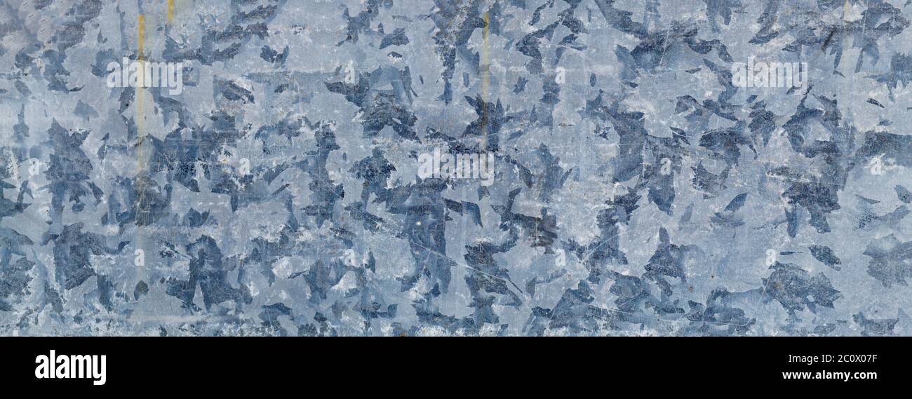 Old Weathered Galvanized Metal Texture Stock Photo