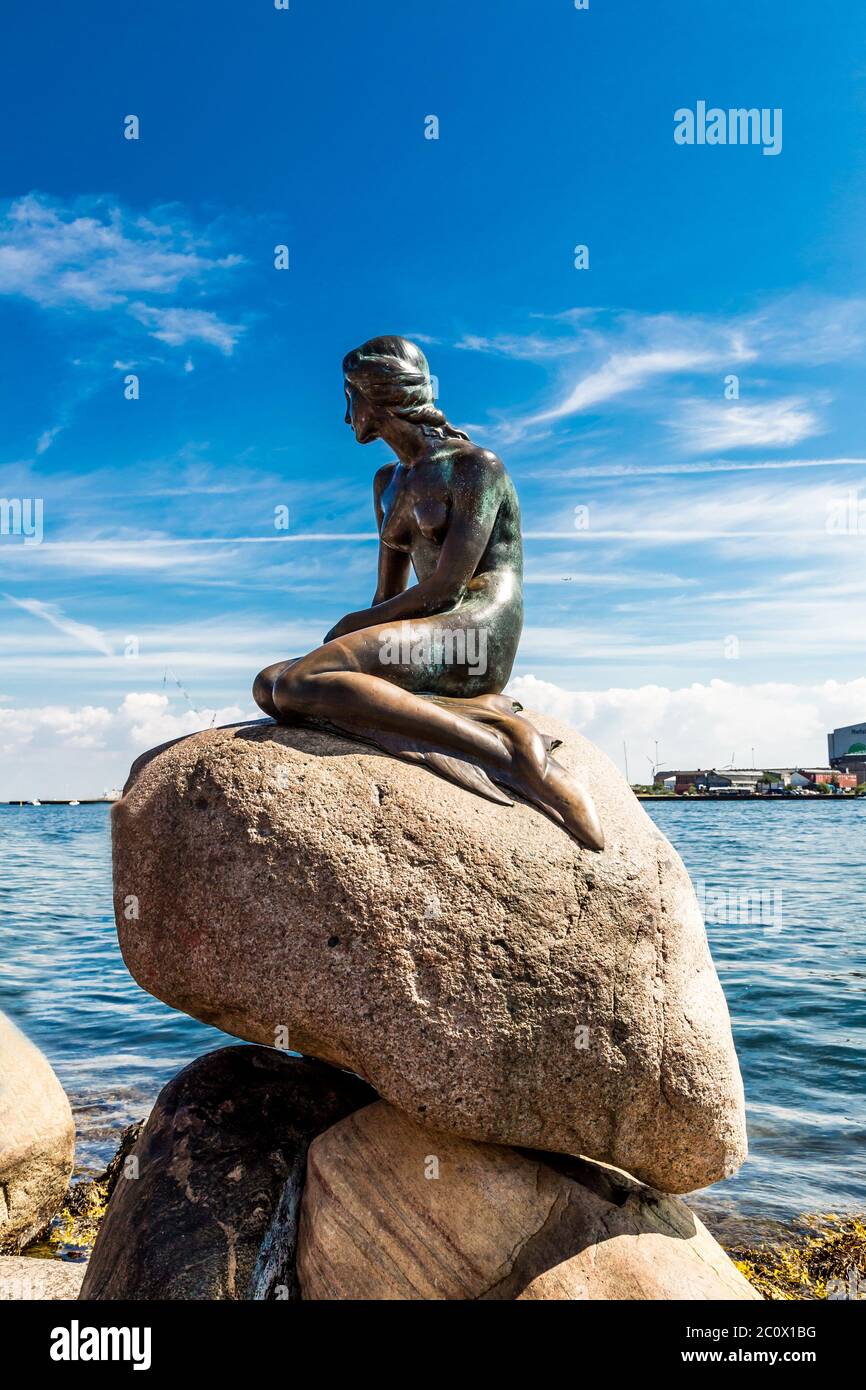 Little Mermaid in Copenhagen, Denmark Stock Photo Alamy