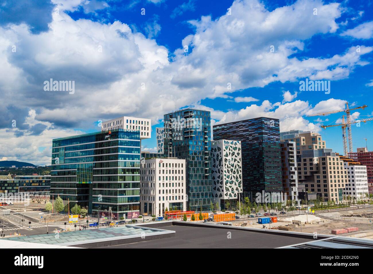 Oslo office buildings hi-res stock photography and images - Alamy