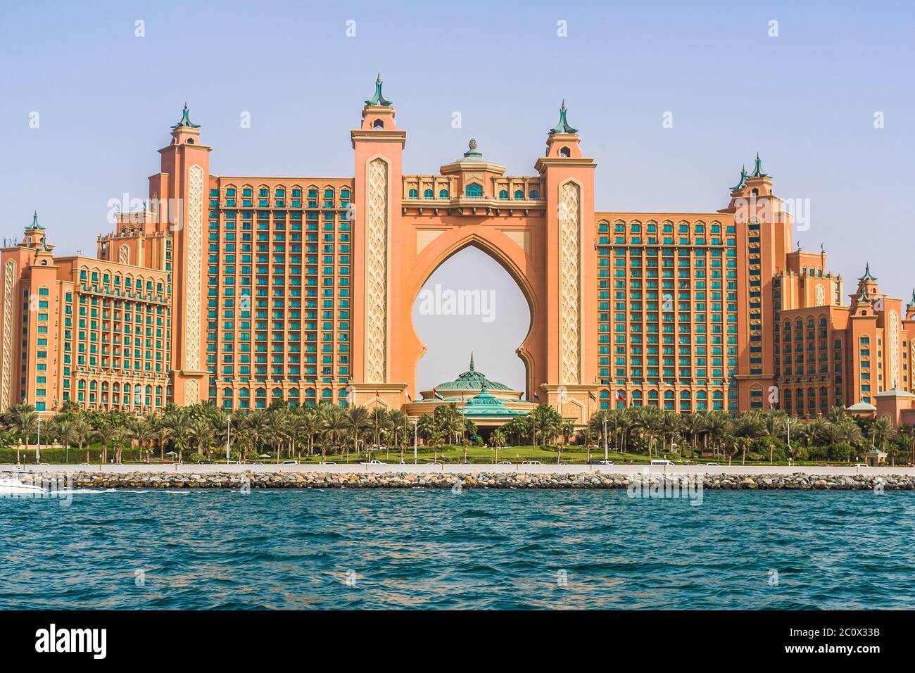 Atlantis, The Palm Hotel in Dubai, United Arab Emirates Stock Photo