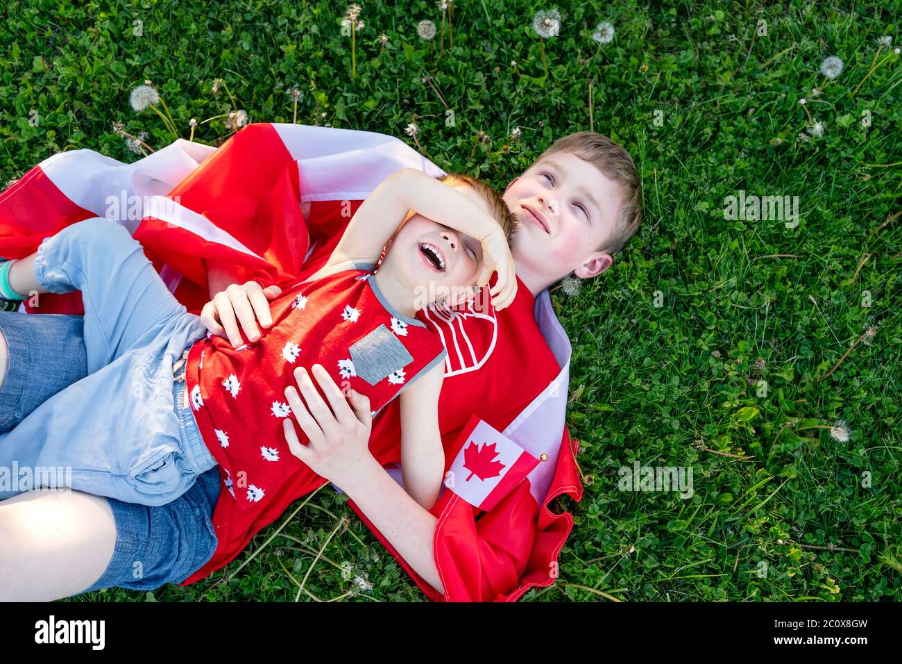 Happy canadian teen hi-res stock photography and images - Alamy