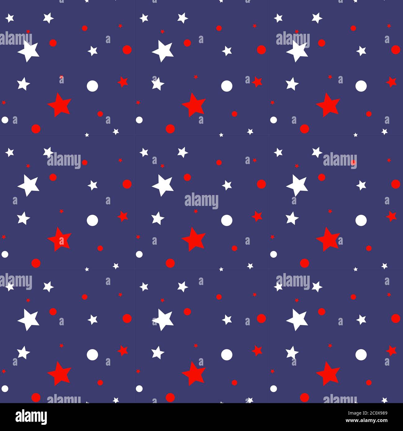 Seamless pattern in american national colors Stock Vector Image & Art ...