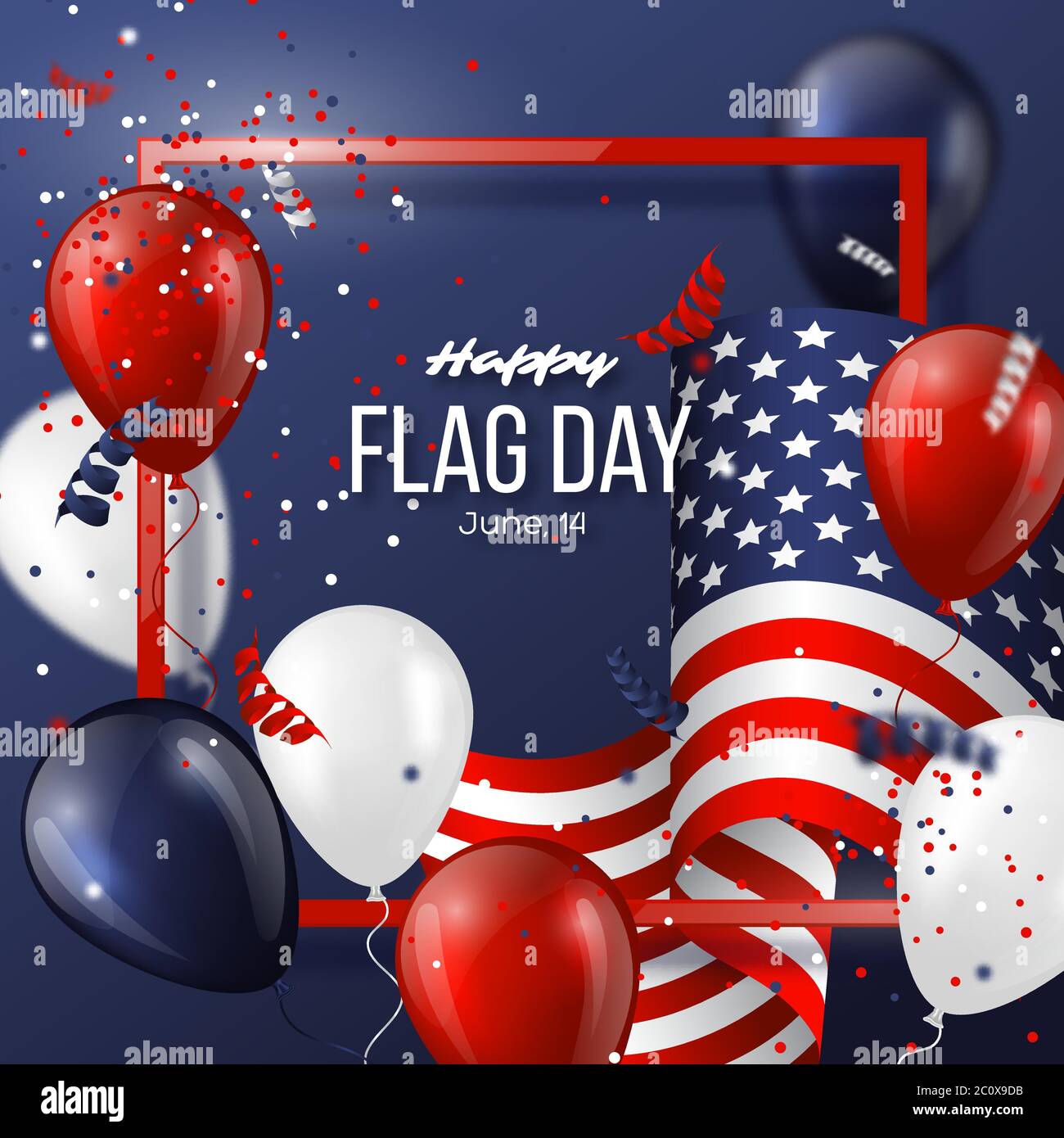 USA flag day holiday design Stock Vector Image & Art Alamy