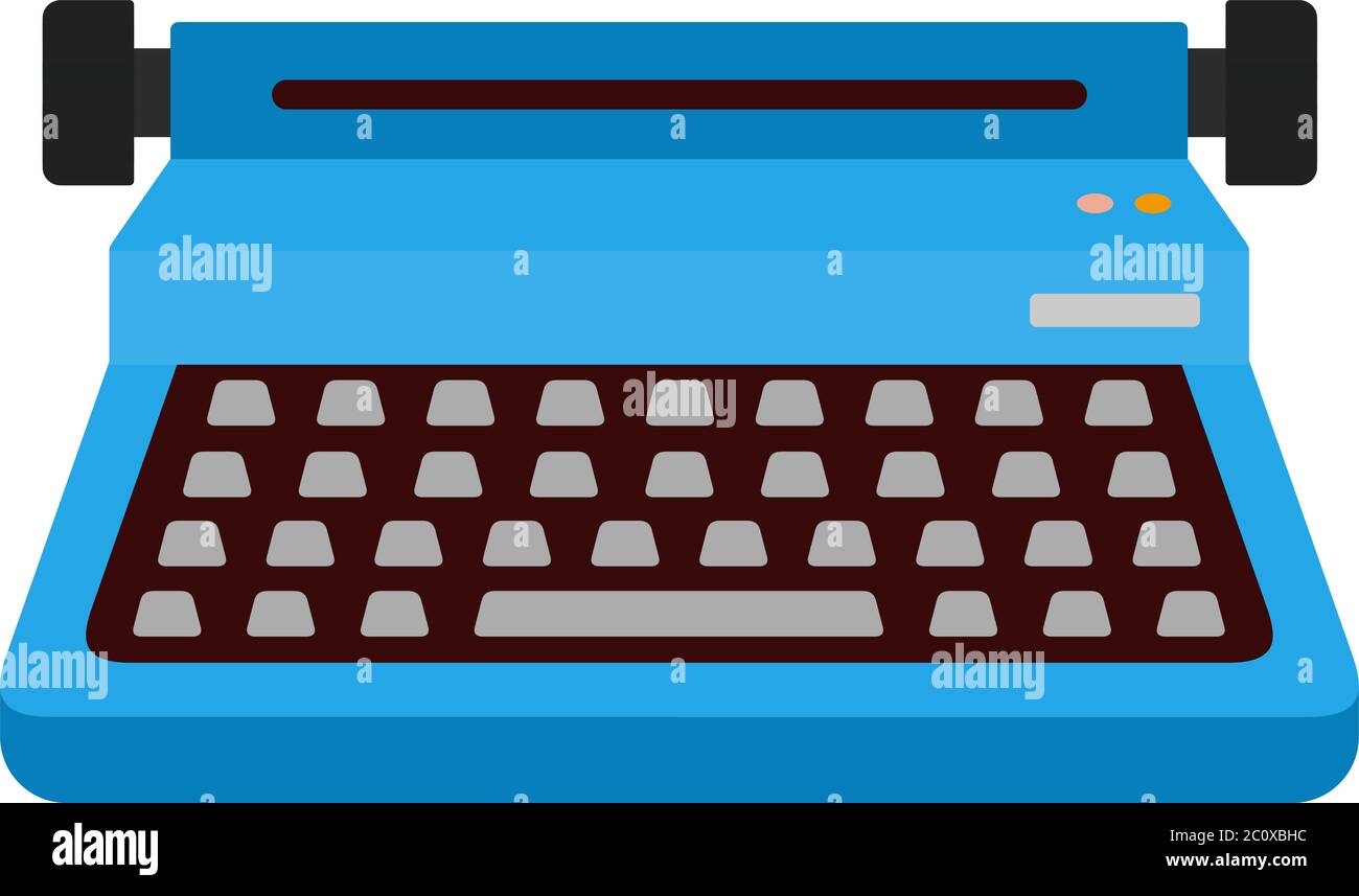 Typewriter blank page Stock Vector Images Alamy
