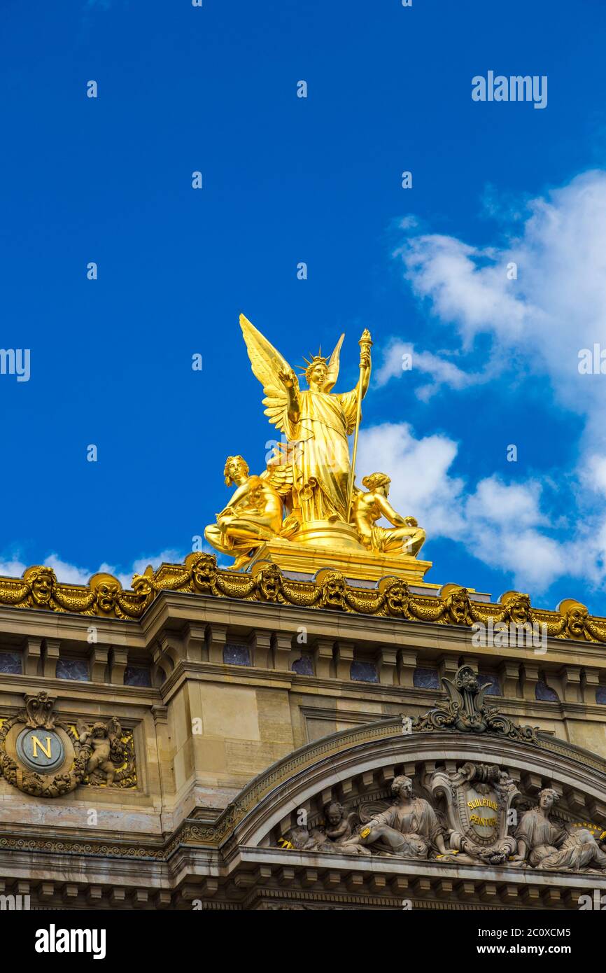 Garnier Opera house in Paris Stock Photo