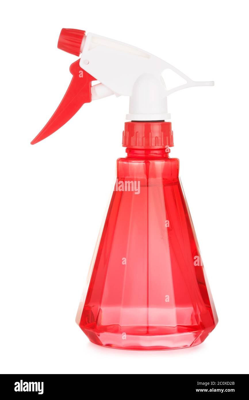 Red Spray Bottle Stock Photo Alamy