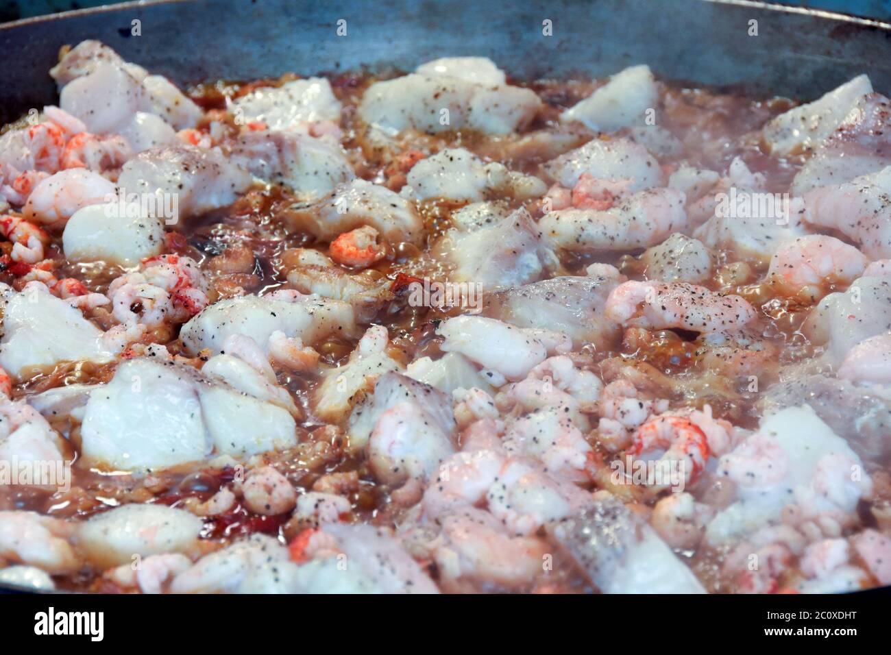 Crab stew traditional dish Stock Photo