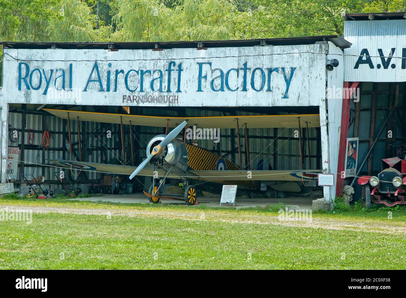 Royal Aircraft Factory - Rhinebeck, New York. Stock Photo