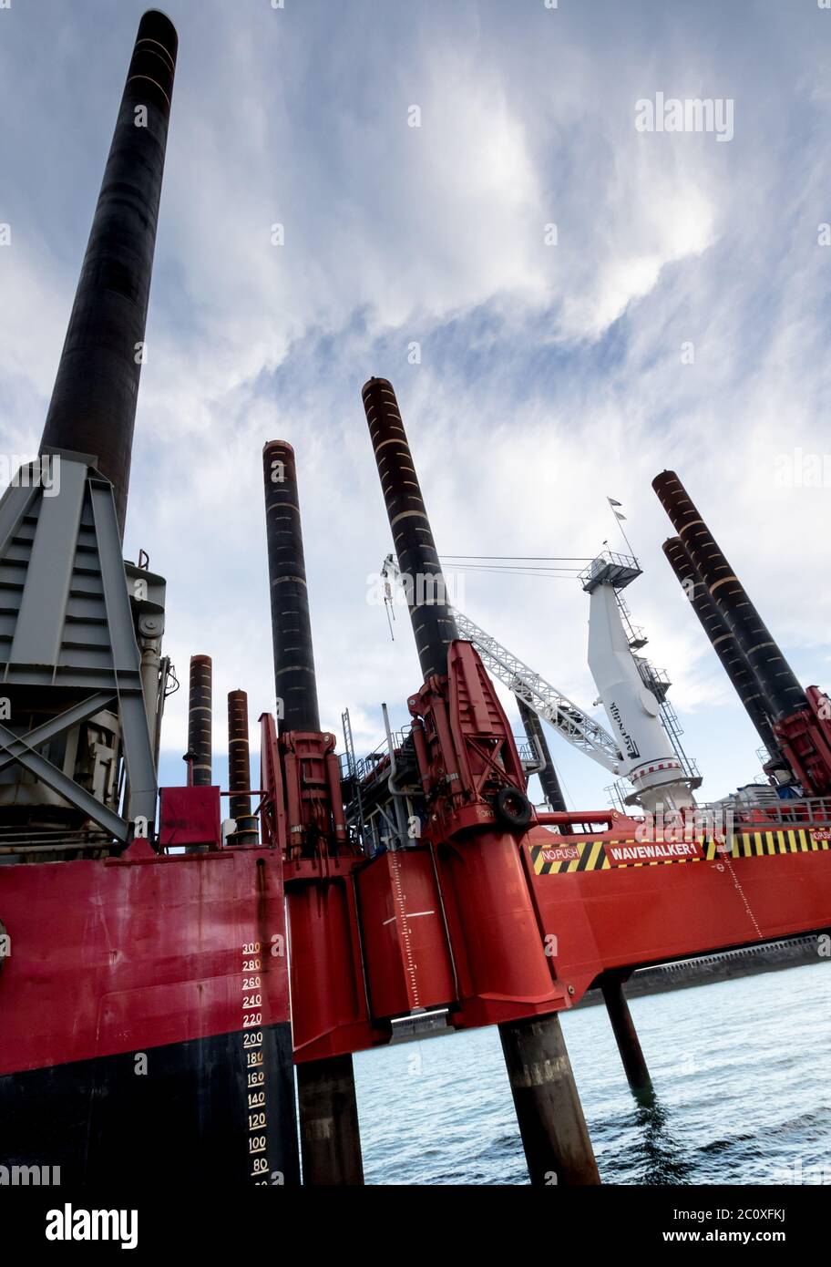 Excalibur drilling rig the largest in the Fugro fleet of jackup barges