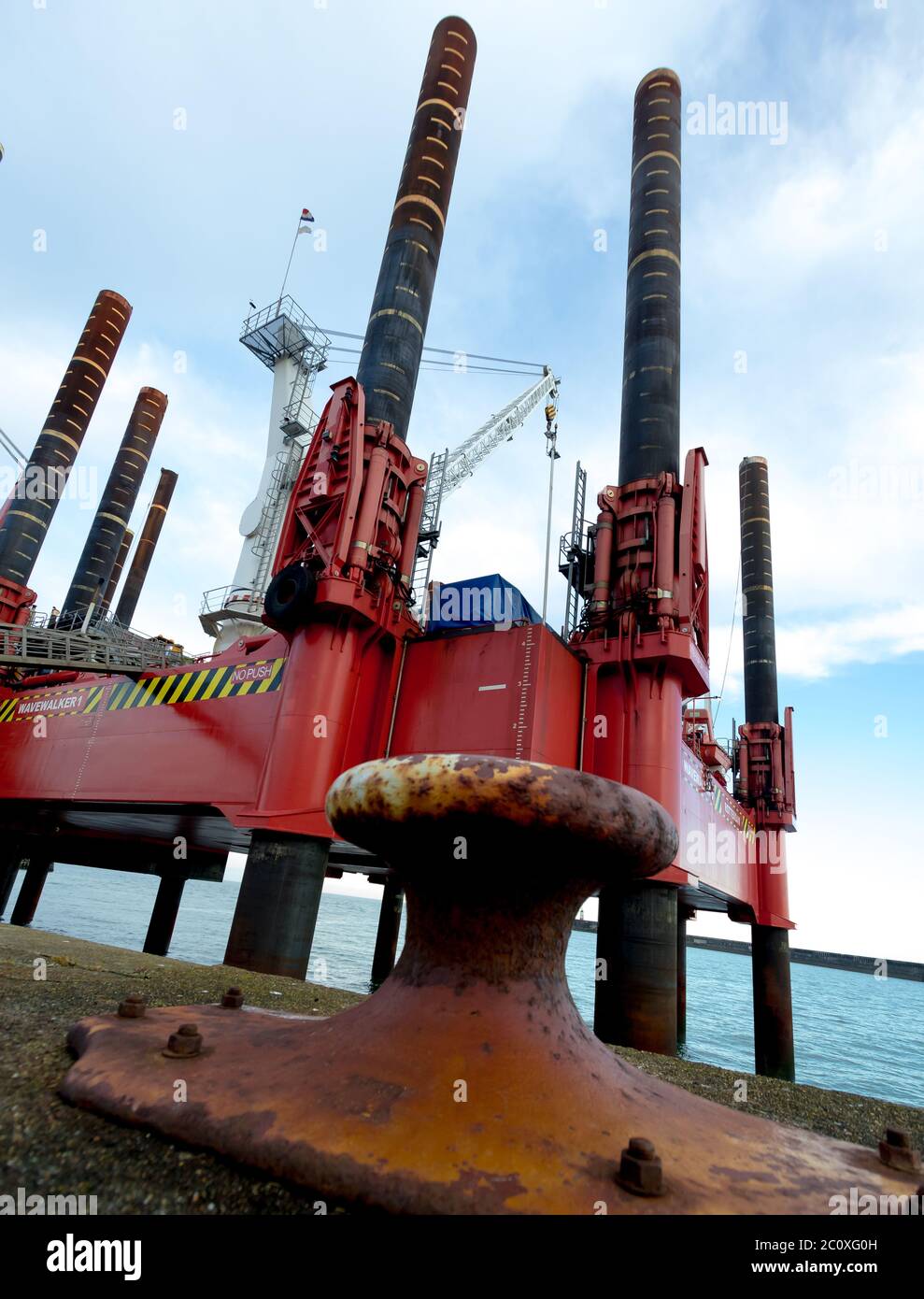 Excalibur drilling rig the largest in the Fugro fleet of jackup barges