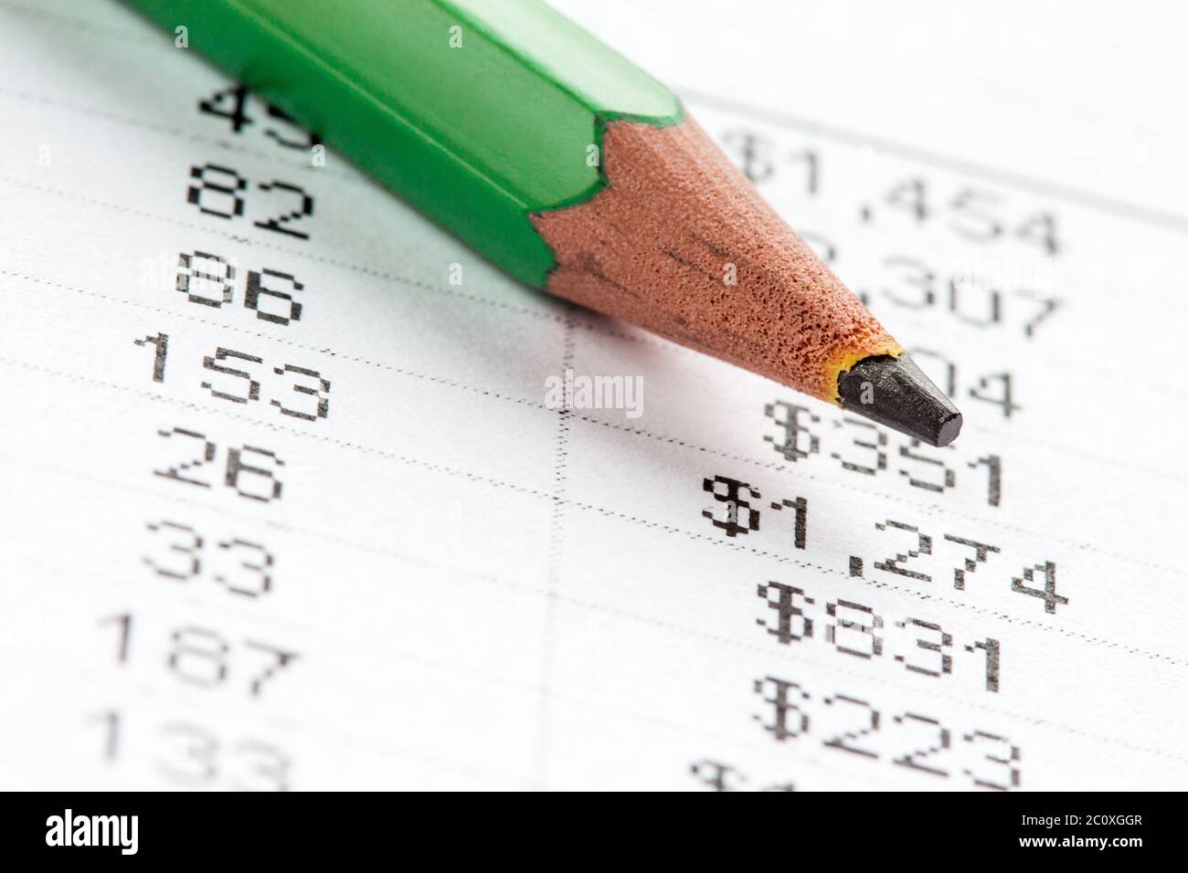 Pencil chart hires stock photography and images Alamy