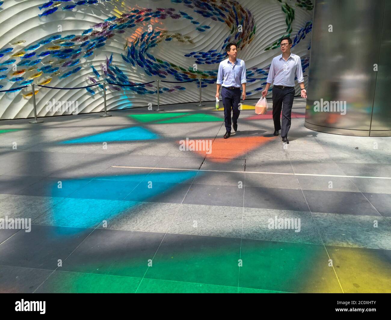Business men at Downtown area. Singapore Stock Photo