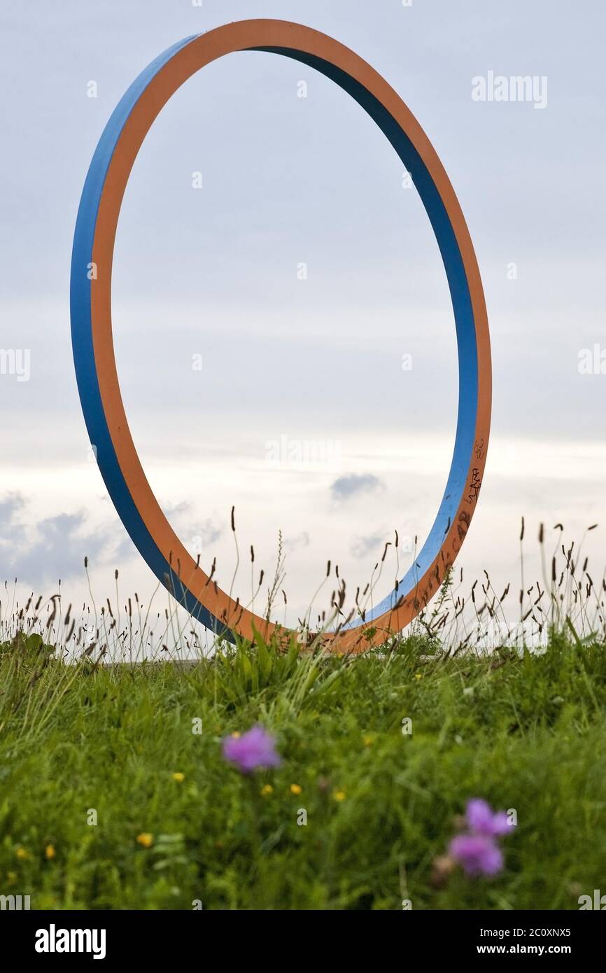 landmark Schweriner Ring on landscape construction, Castrop-Rauxel, Ruhr  Area, Germany Stock Photo - Alamy