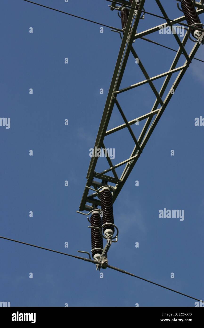 heavy current mast Stock Photo