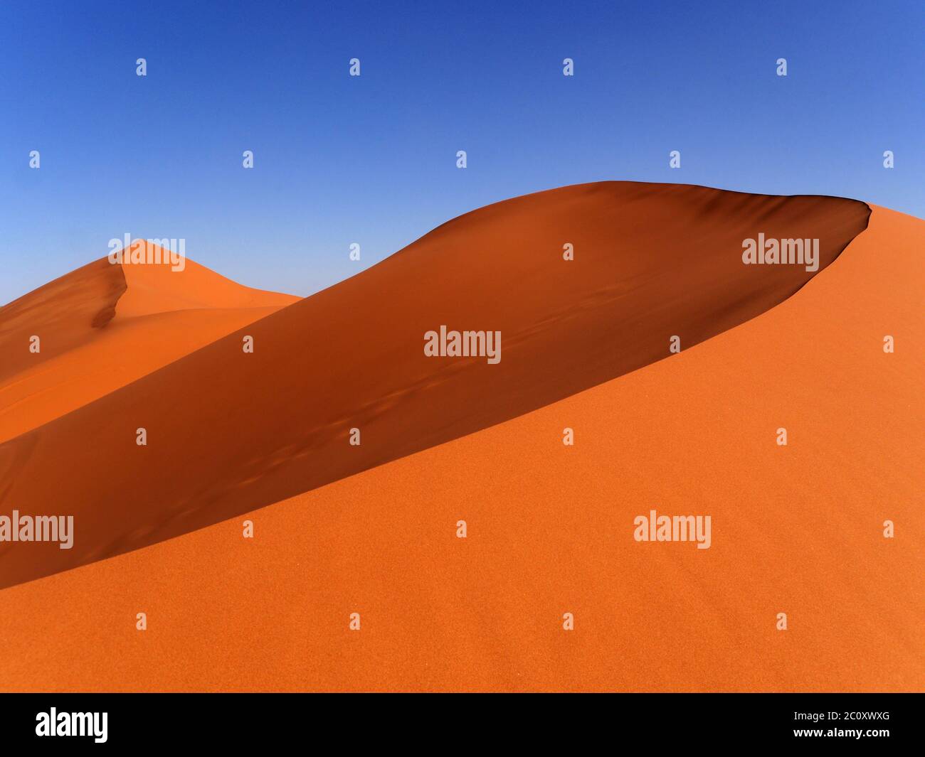 Sand Dunes Erg Chebbi In Morocco Stock Photo Alamy