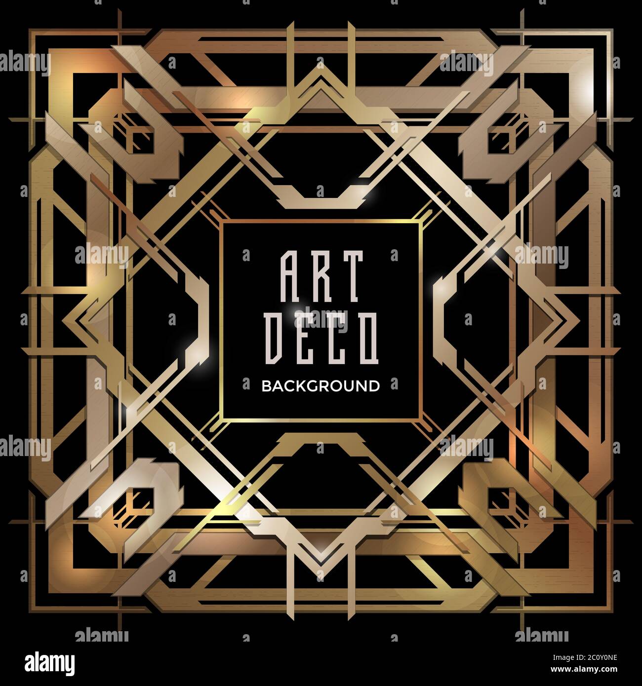 abstract copper art deco style background Stock Photo Alamy