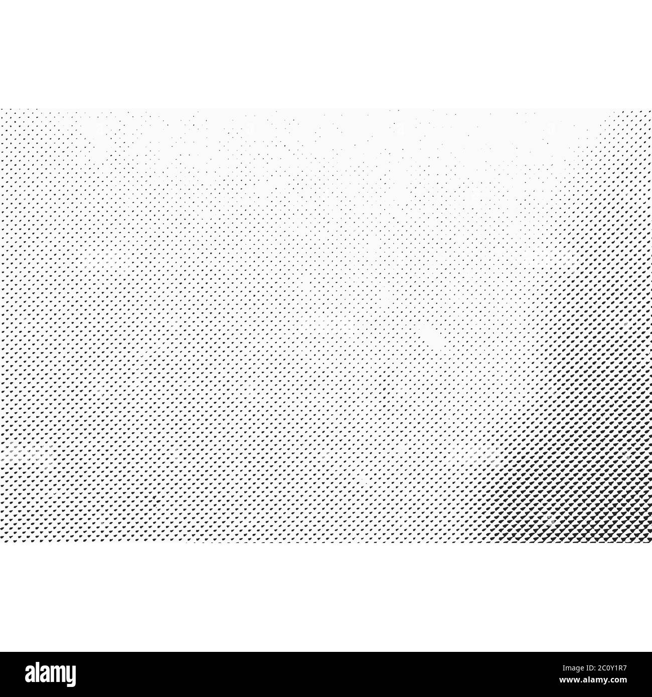 grunge monochrome halftone dots texture Stock Photo