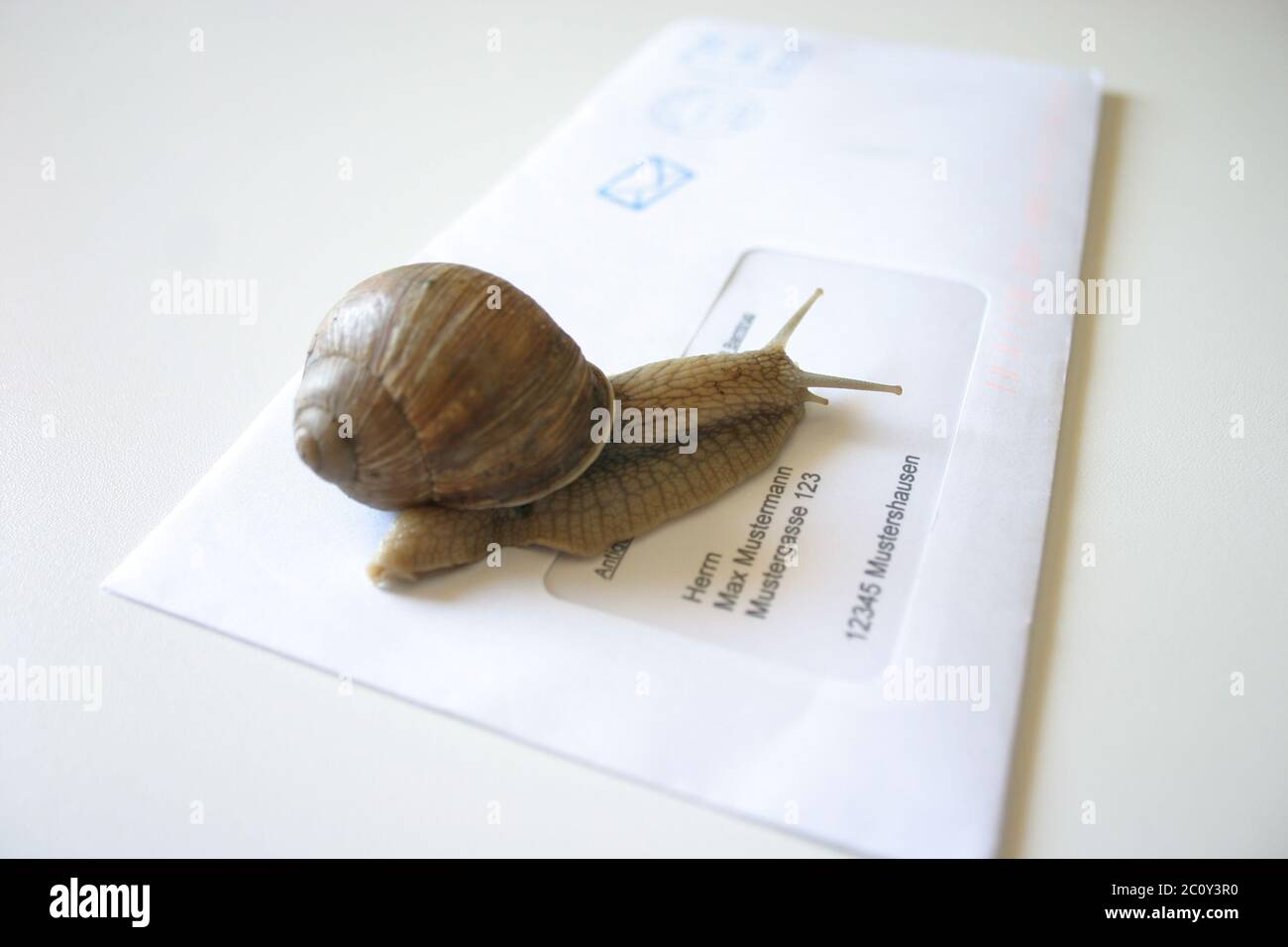 snail mail Stock Photo