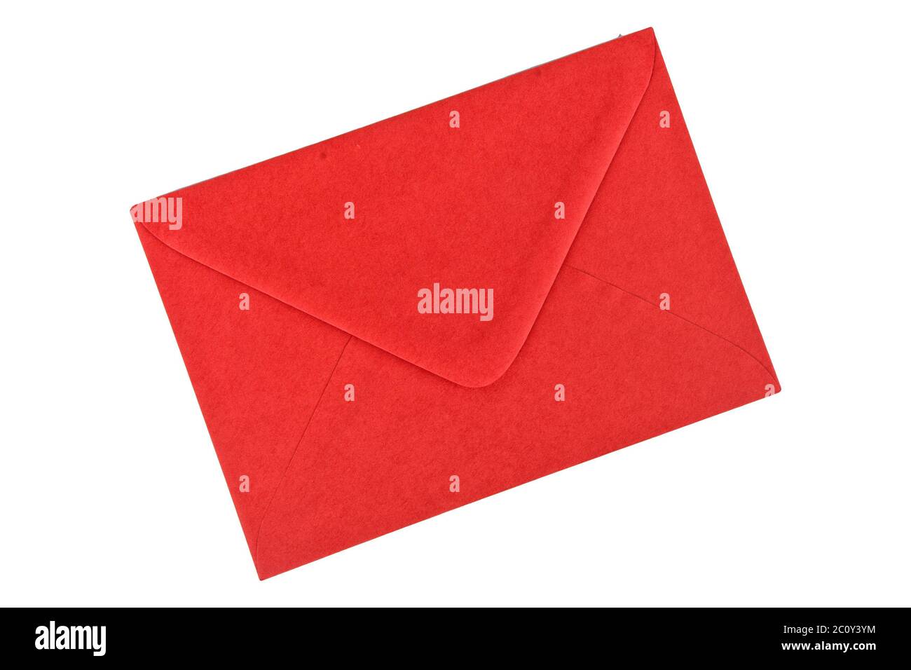 Red Envelope Front Red envelope on a white background Stock Photo - Alamy