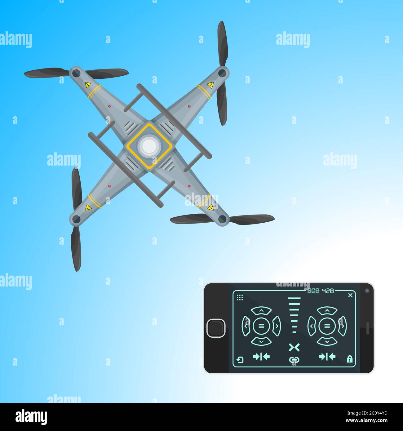 Control remote vector hi-res stock photography and images - Alamy