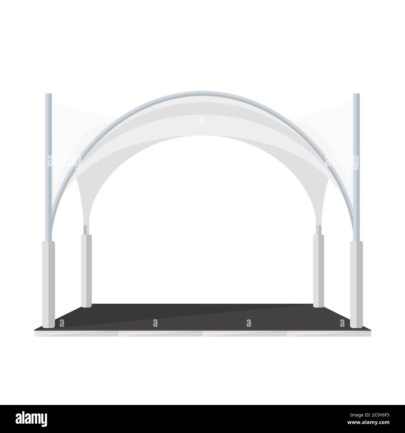 Large white marquee or tent Cut Out Stock Images & Pictures - Alamy