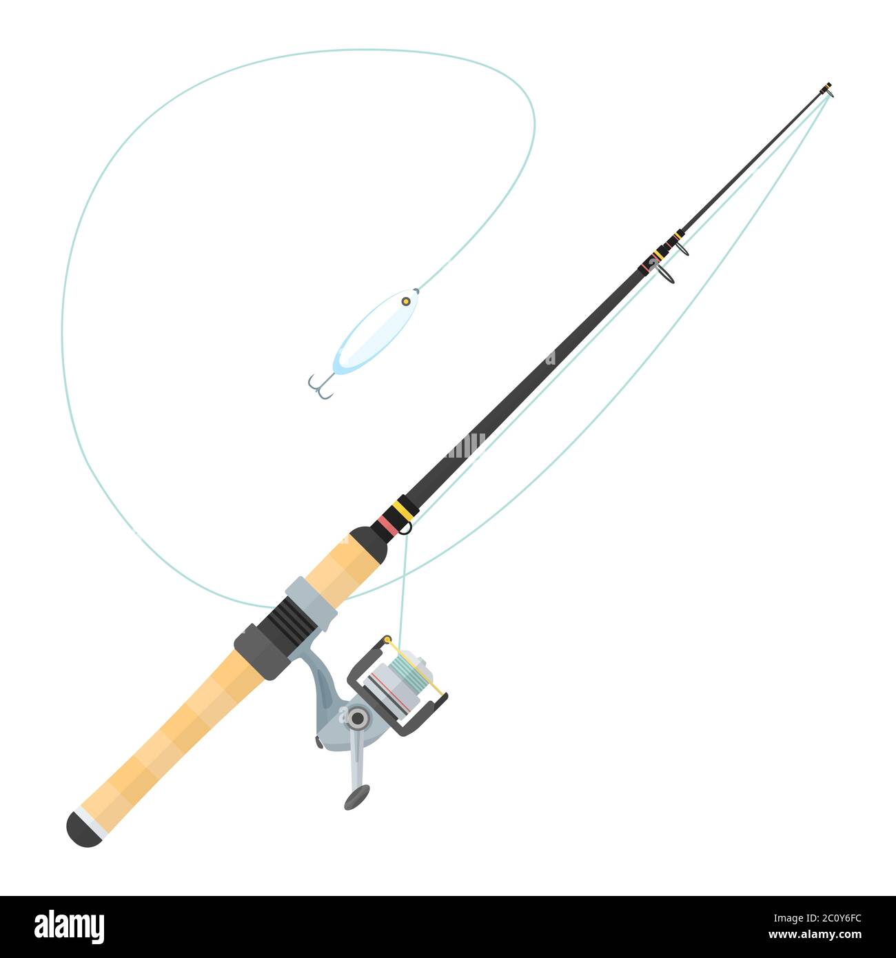 Long fishing rod hi-res stock photography and images - Alamy