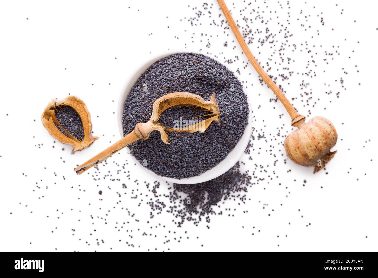 Black poppy seeds Stock Photo Alamy