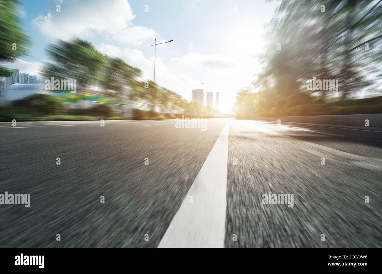 New modern asphalt road hi-res stock photography and images - Alamy