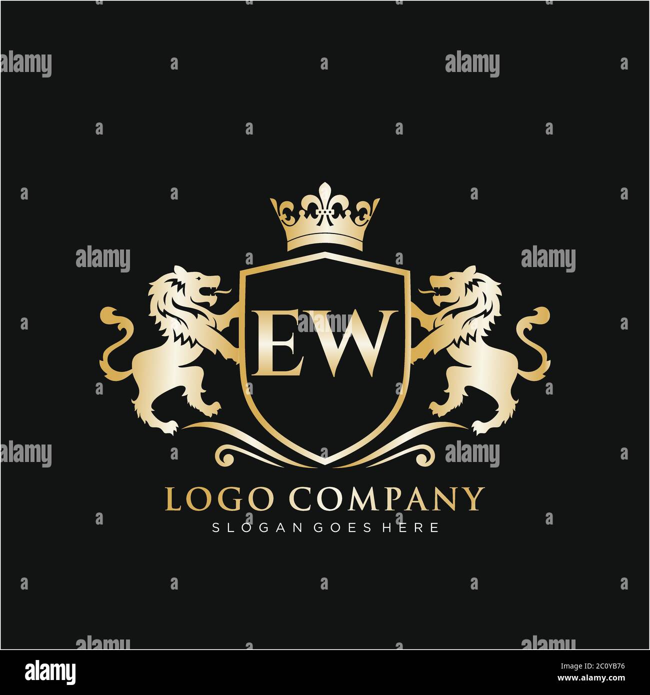 Initial Letter Logo LV Gold And White Color, With Stamp And Circle Object, Vector  Logo Design Template Elements For Your Business Or Company Identity.  Royalty Free SVG, Cliparts, Vectors, and Stock Illustration.