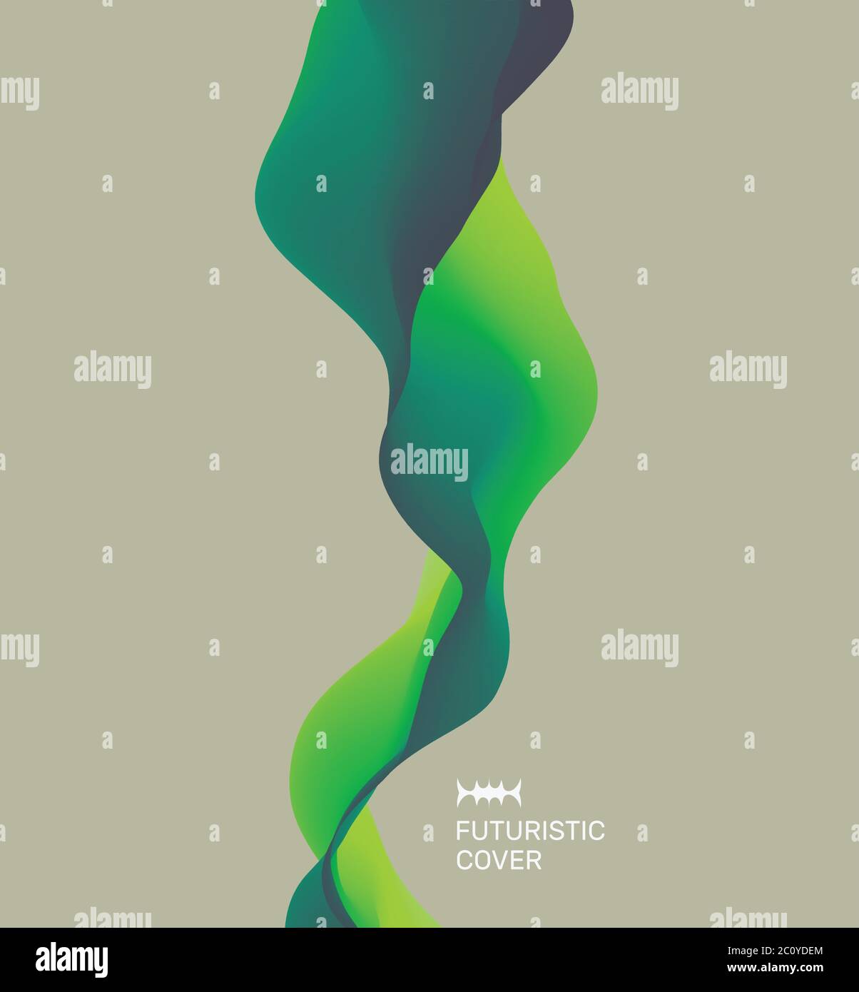 Abstract background with waves. Dynamic Effect. 3D Vector Illustration ...