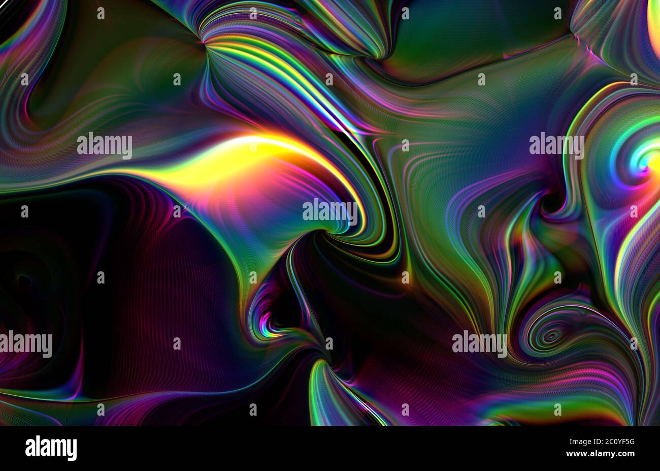 Trippy Fluids colorful swirling dynamic psychedelic fluid Stock Photo - Alamy